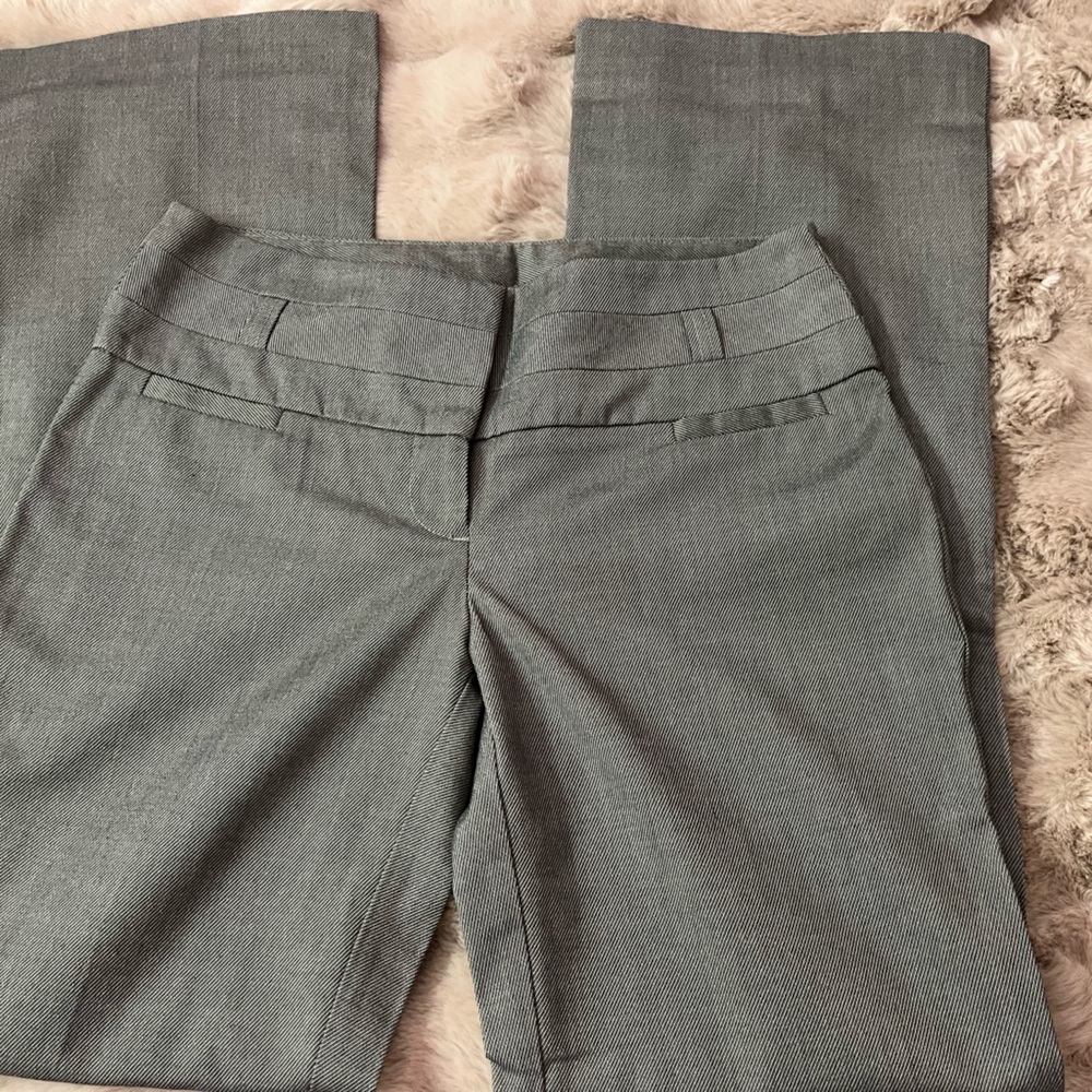 Grey Wide Leg Trousers